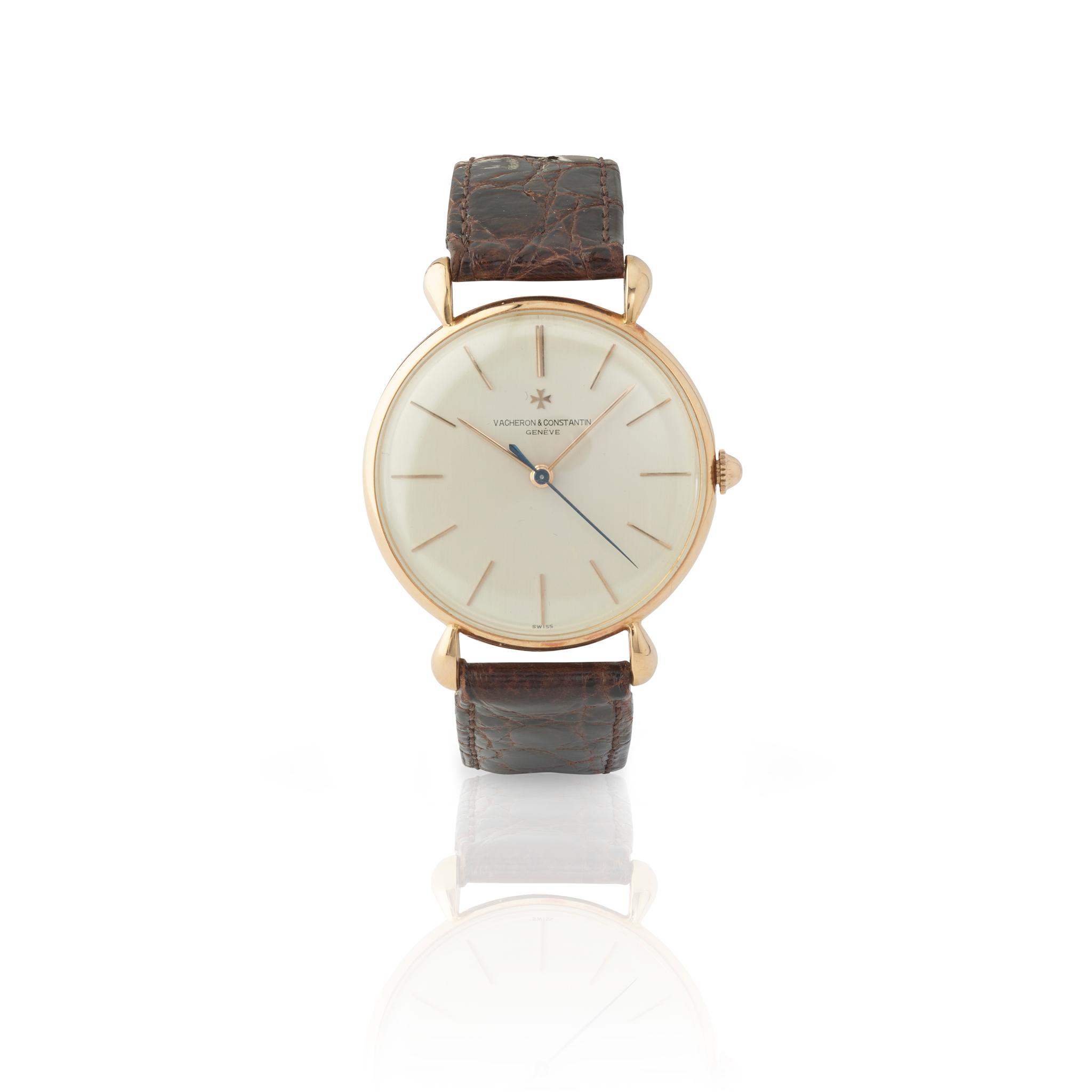 Vacheron Constantin. A very fine and rare 18k pink gold wristwatch