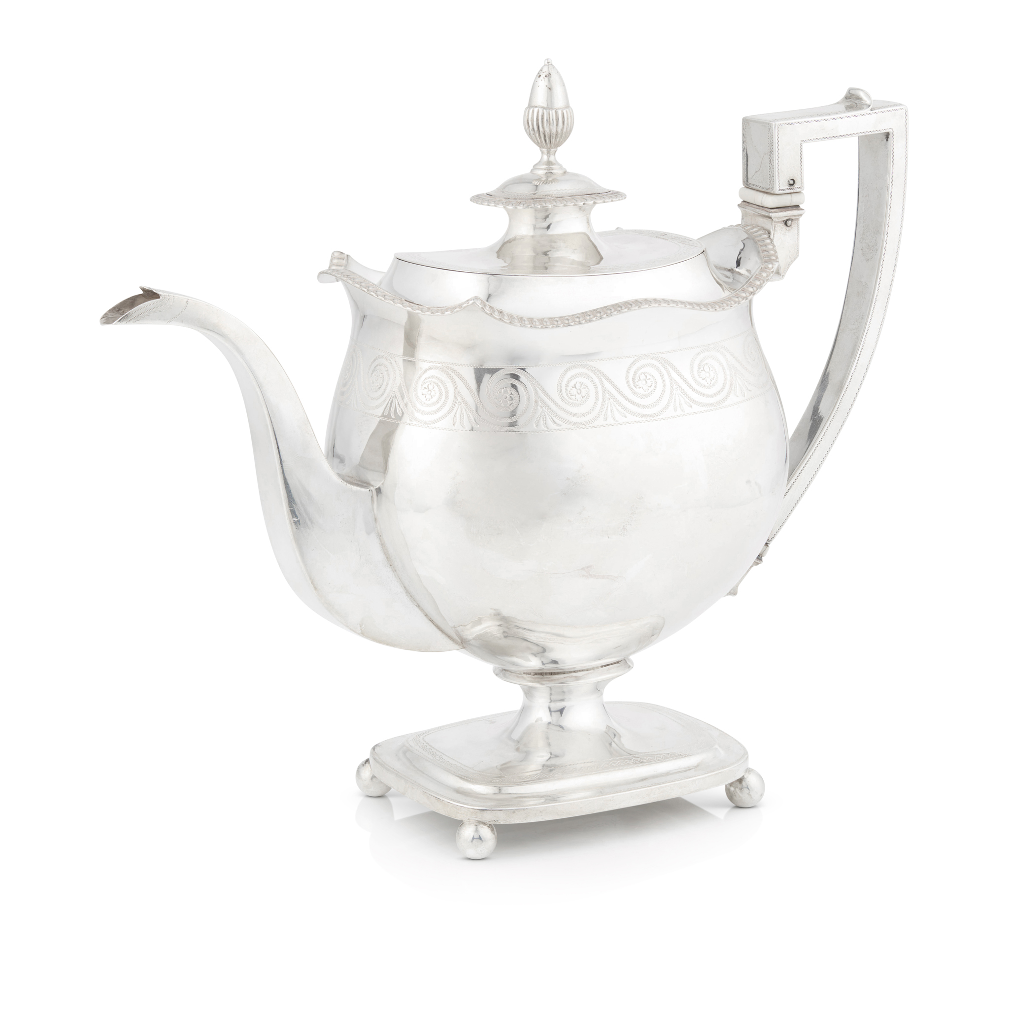 A GEORGE III TEAPOT