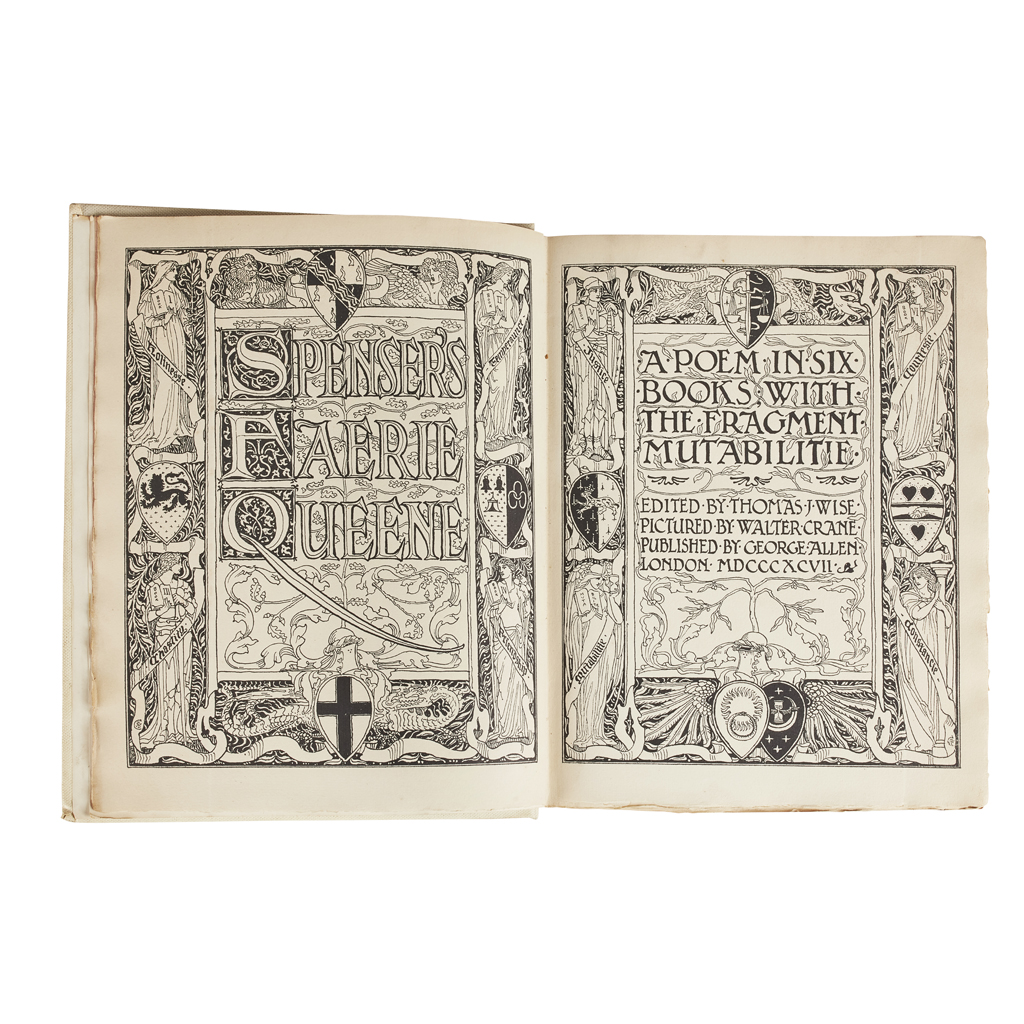 SPENSER, EDMUND – THOMAS J. WISE – WALTER CRANE, ILLUSTRAT