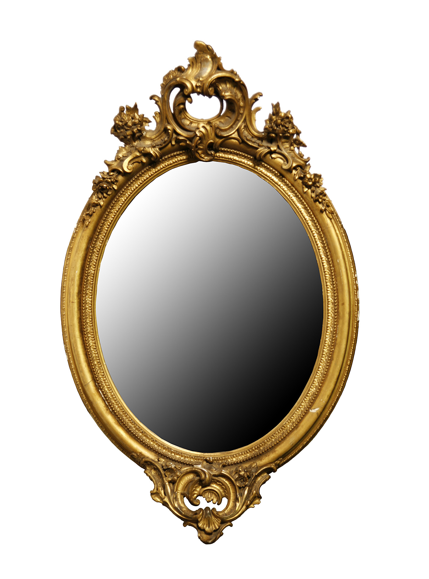 ROCOCCO STYLE GILTWOOD MIRROR