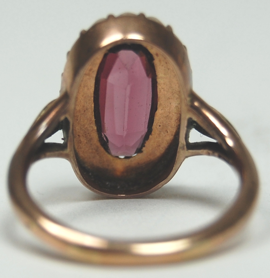 An early 19th century cluster ring,