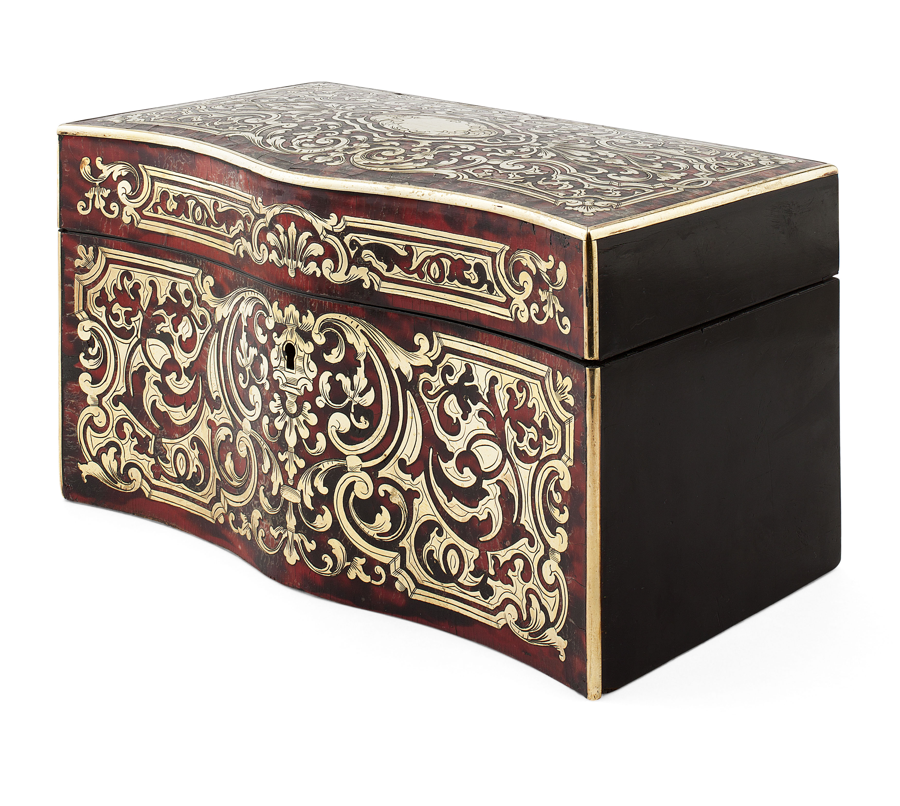 NAPOLEON III BOULLE TEA CADDY