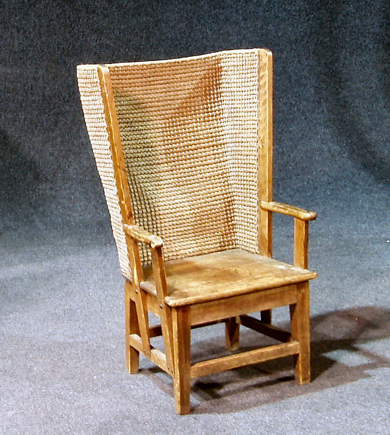 A pine Orkney chair by Liberty and Co. London