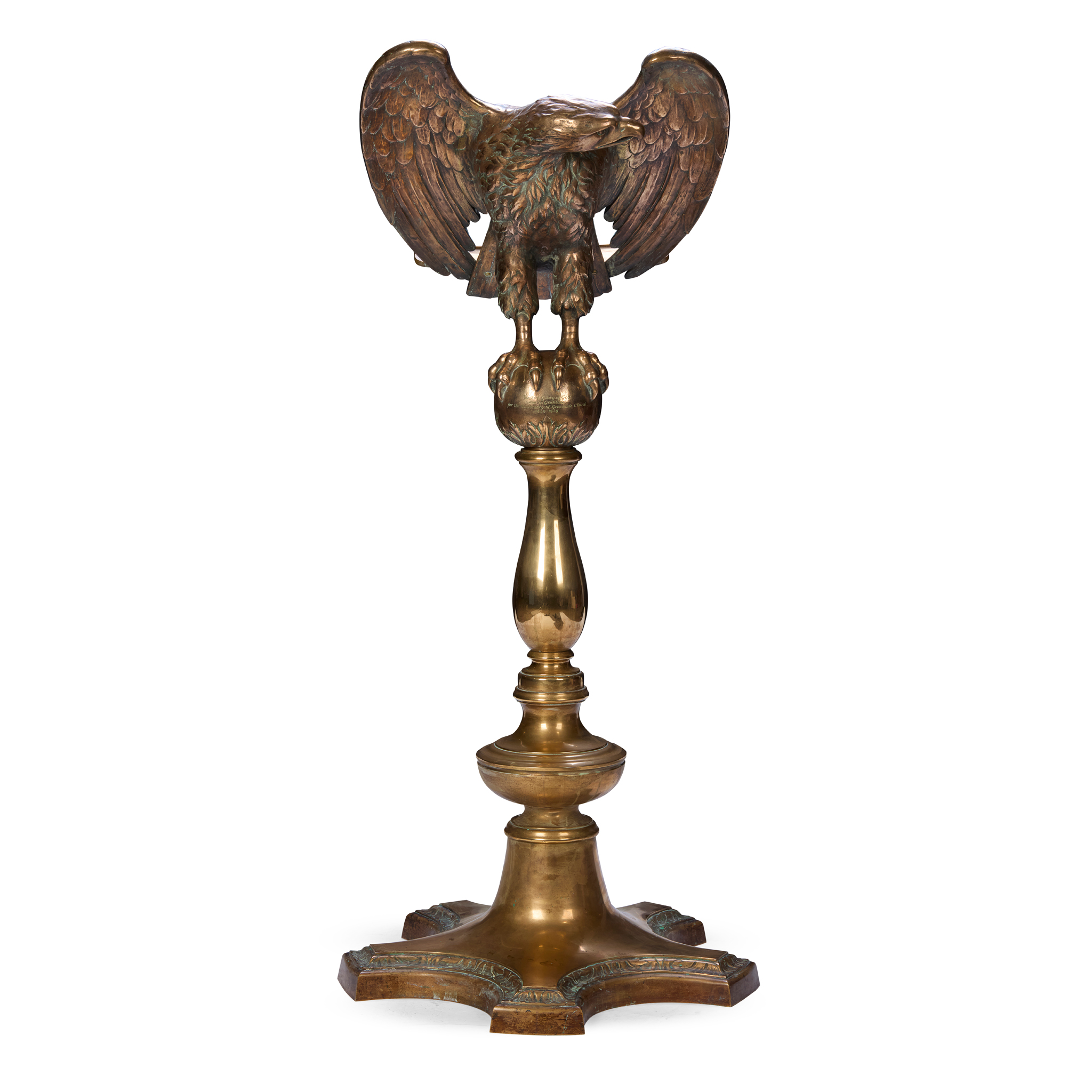 BRASS ECCLESIASTICAL EAGLE LECTERN