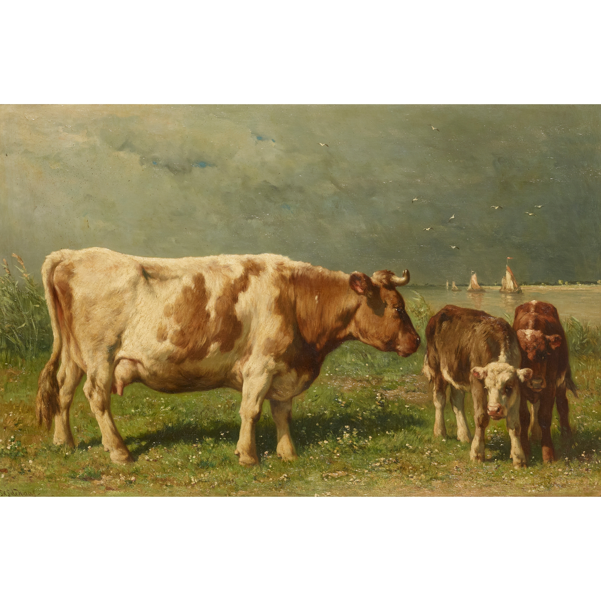 JOHANNES HUBERTUS LEONARDUS DE HAAS (DUTCH 1832-1908)