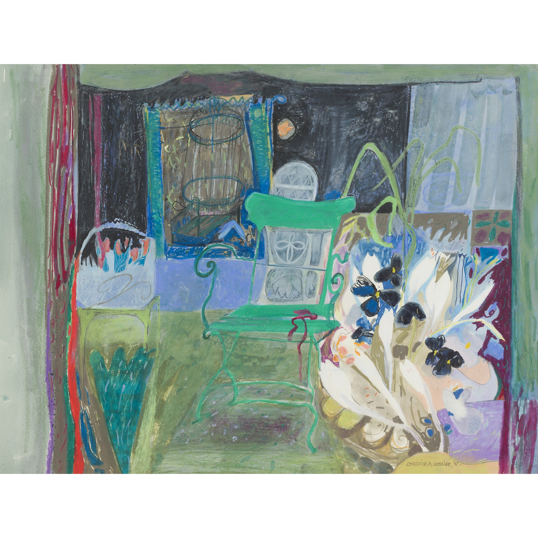 CHRISTINE WOODSIDE R.S.W., R.G.I. (SCOTTISH 1946-)