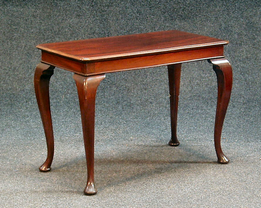 A George II style mahogany side table,