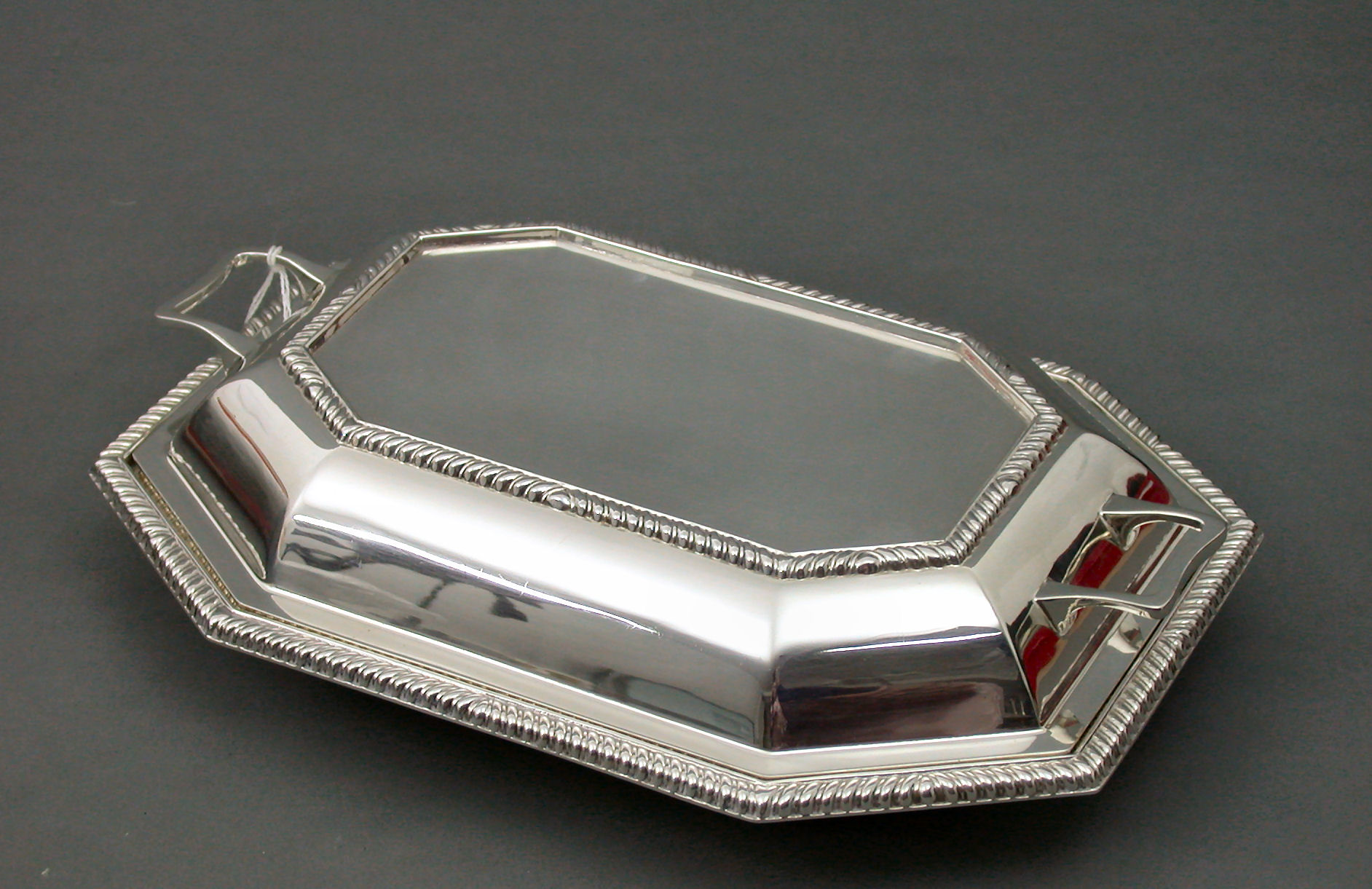 A twin-handled entree dish and cover,