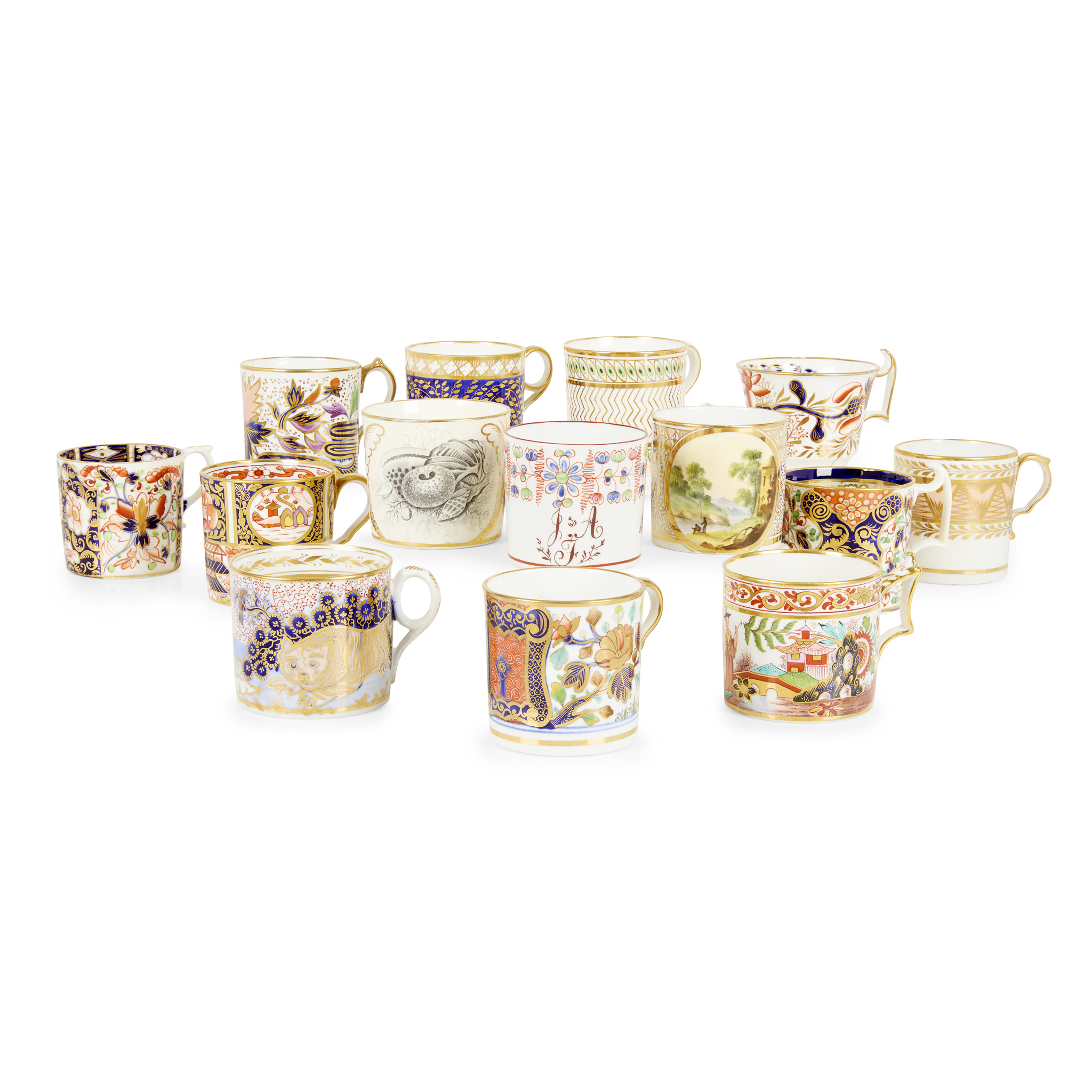 COLLECTION OF VARIOUS REGENCY COFFEE CANS