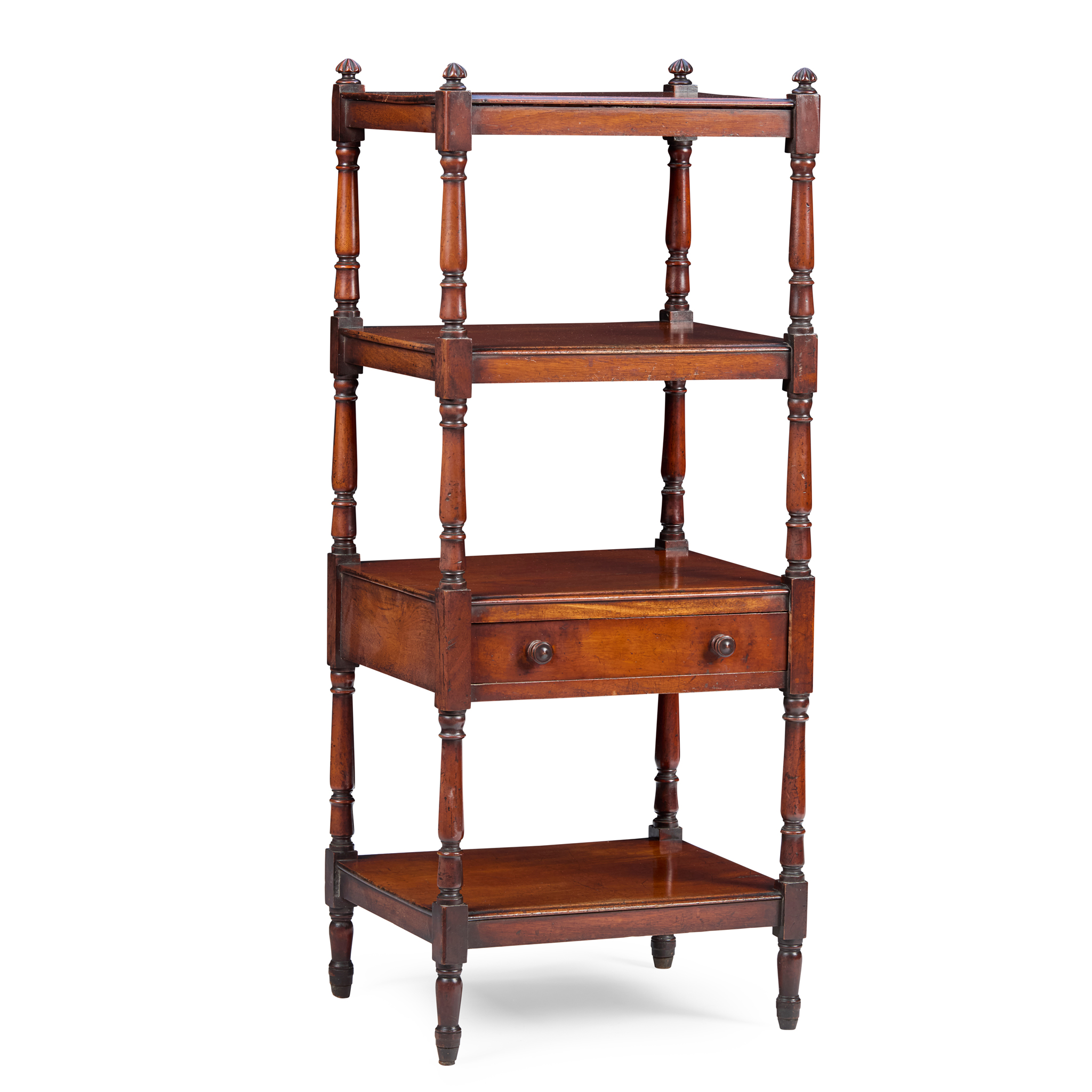 REGENCY MAHOGANY WHATNOT