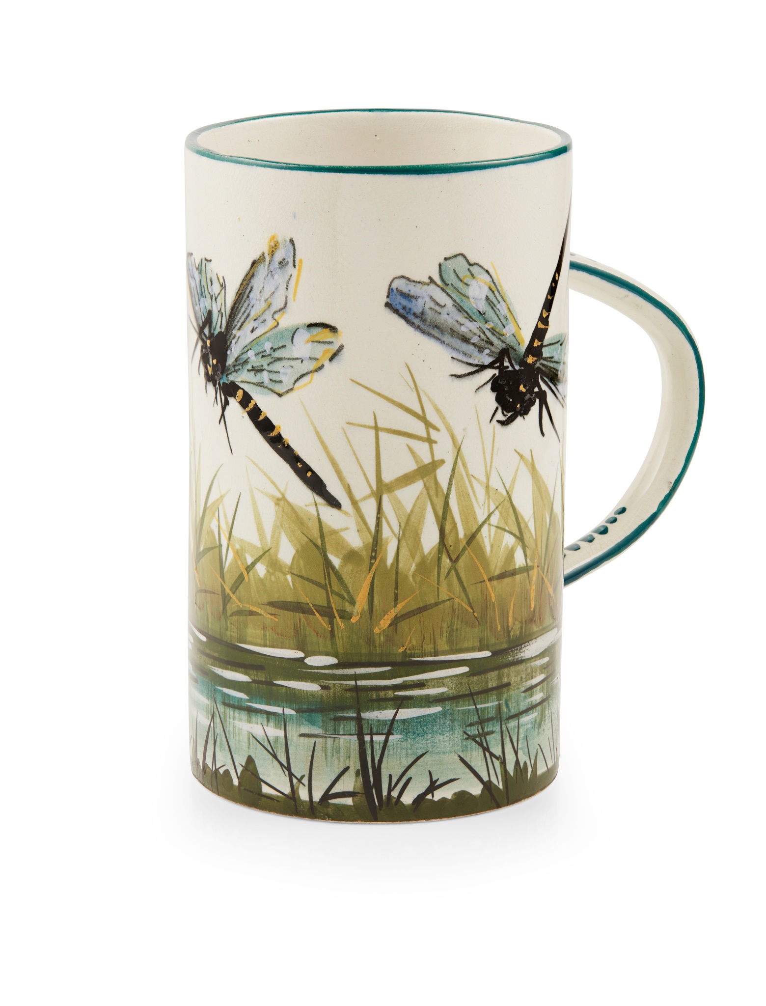 A LARGE WEMYSS WARE MUG