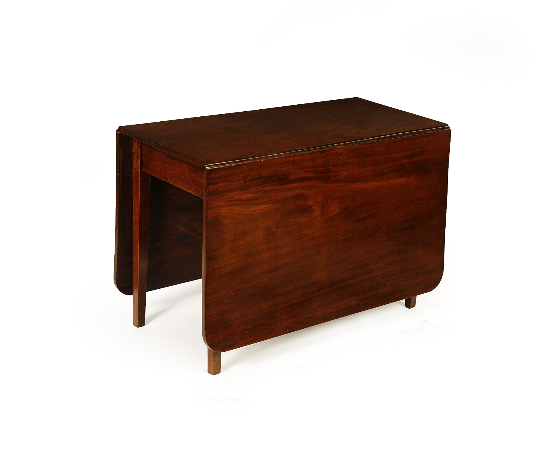 GEORGIAN MAHOGANY DROP LEAF DINING TABLE