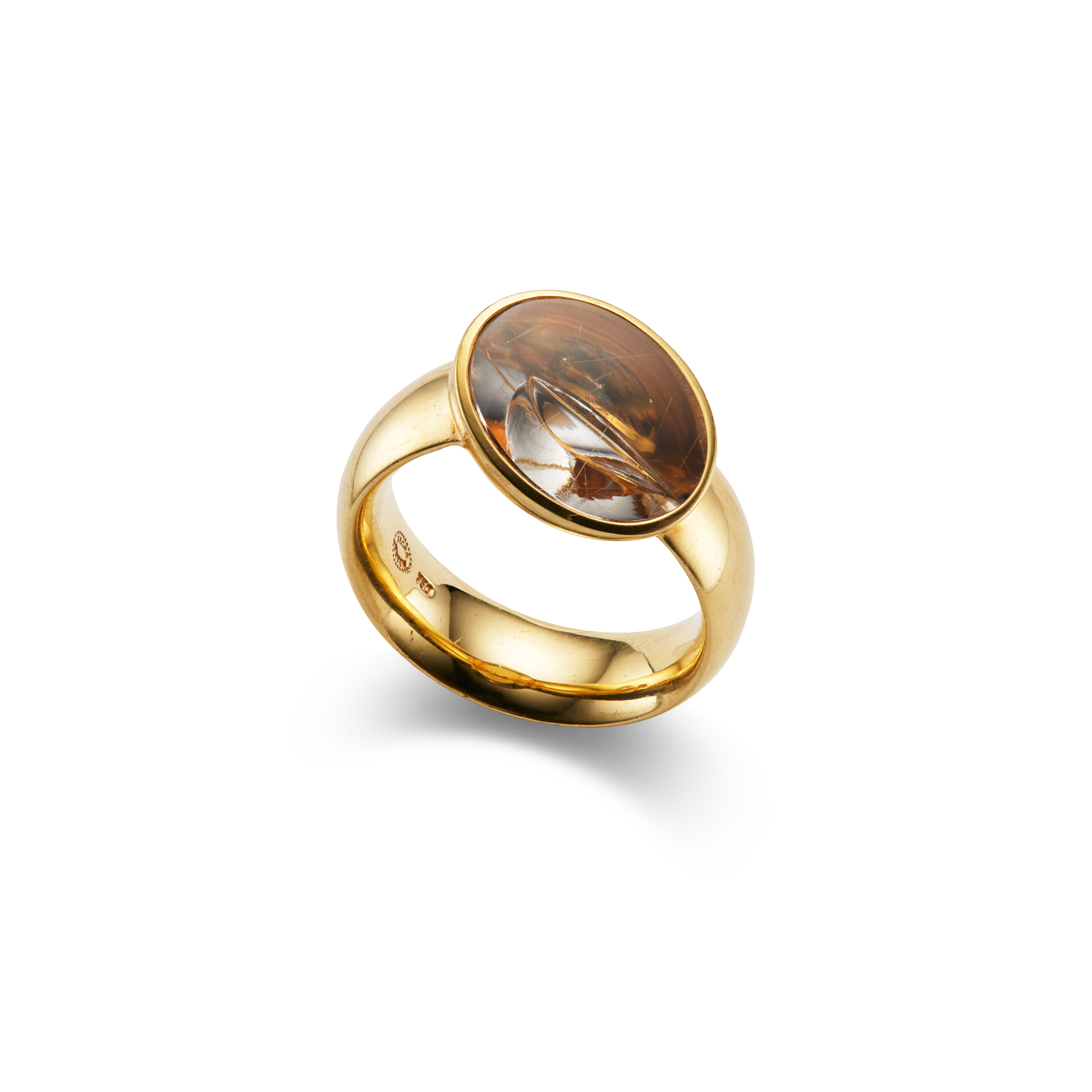 Georg Jensen: A rutilated quartz ring