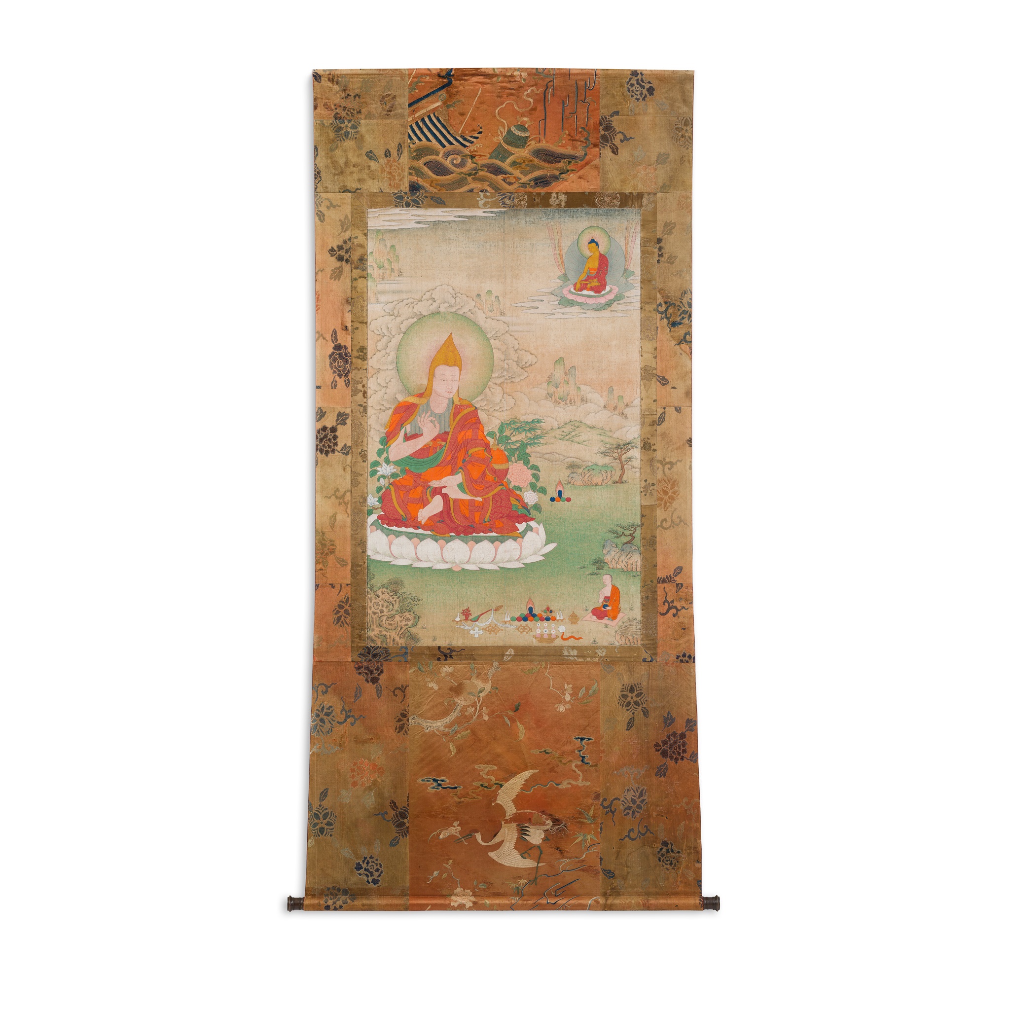 THANGKA DEPICTING A PANCHEN LAMA INCARNATION