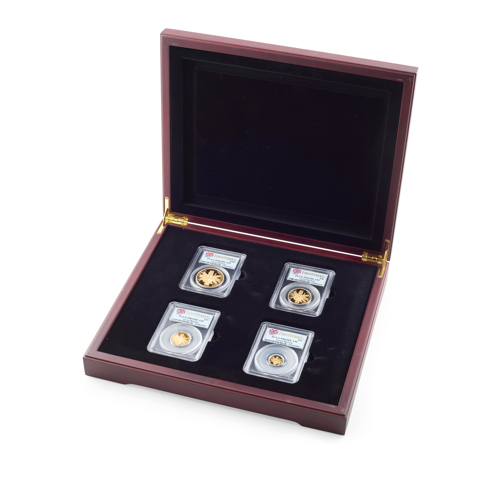 UK - 2011 BRITTANIA 4 COIN PROOF 1ST/SET