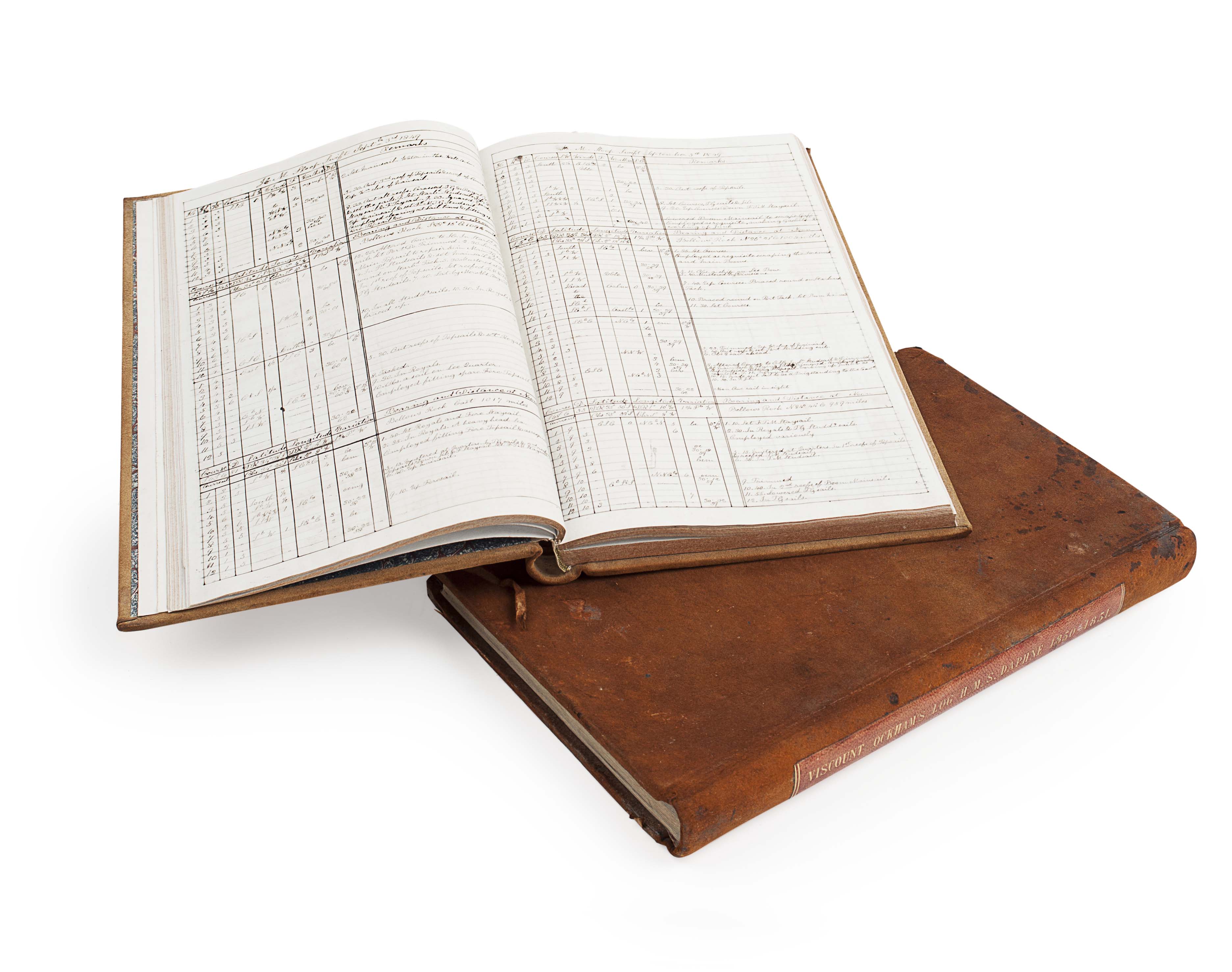 LOG BOOK – H.M.S. DAPHNE