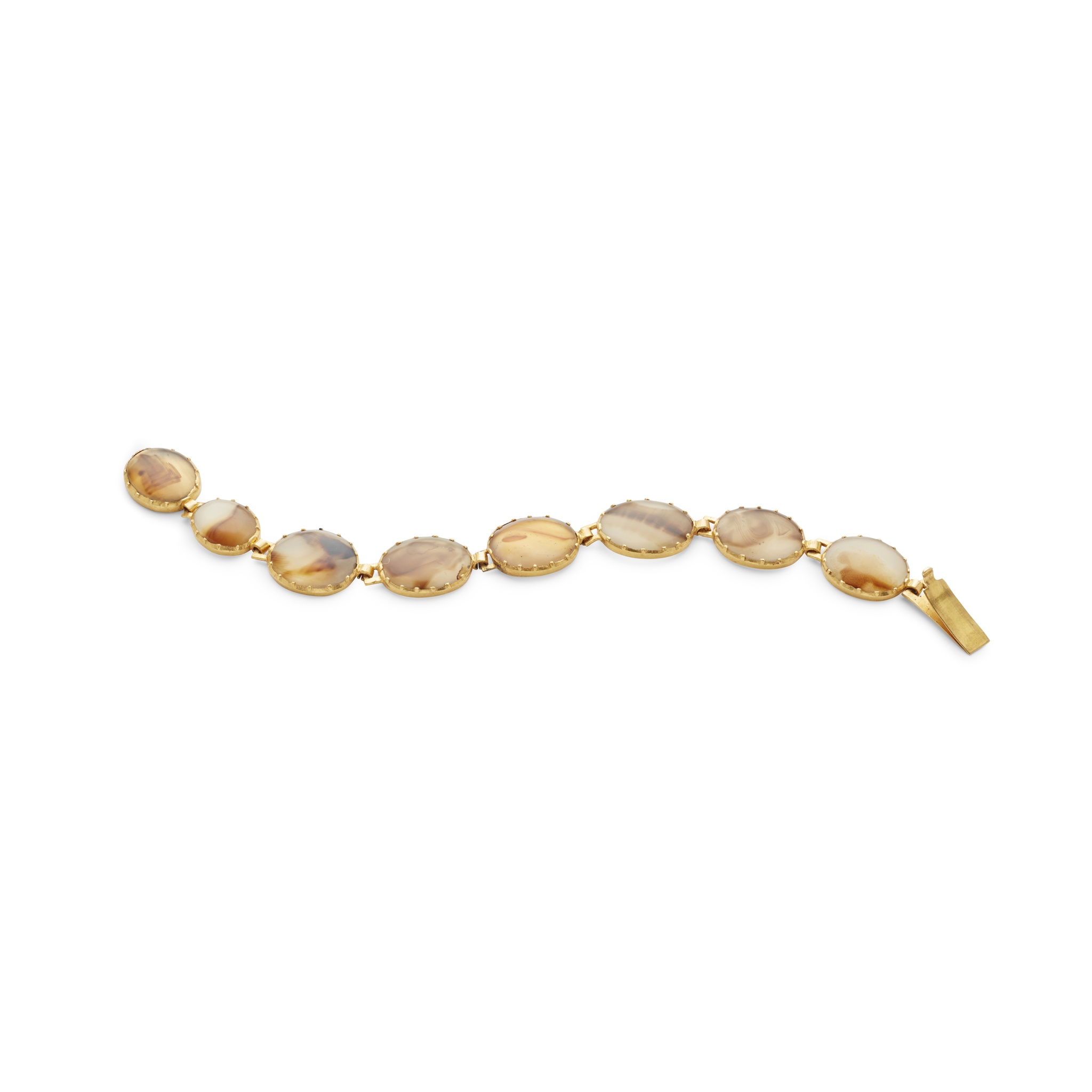 An agate bracelet