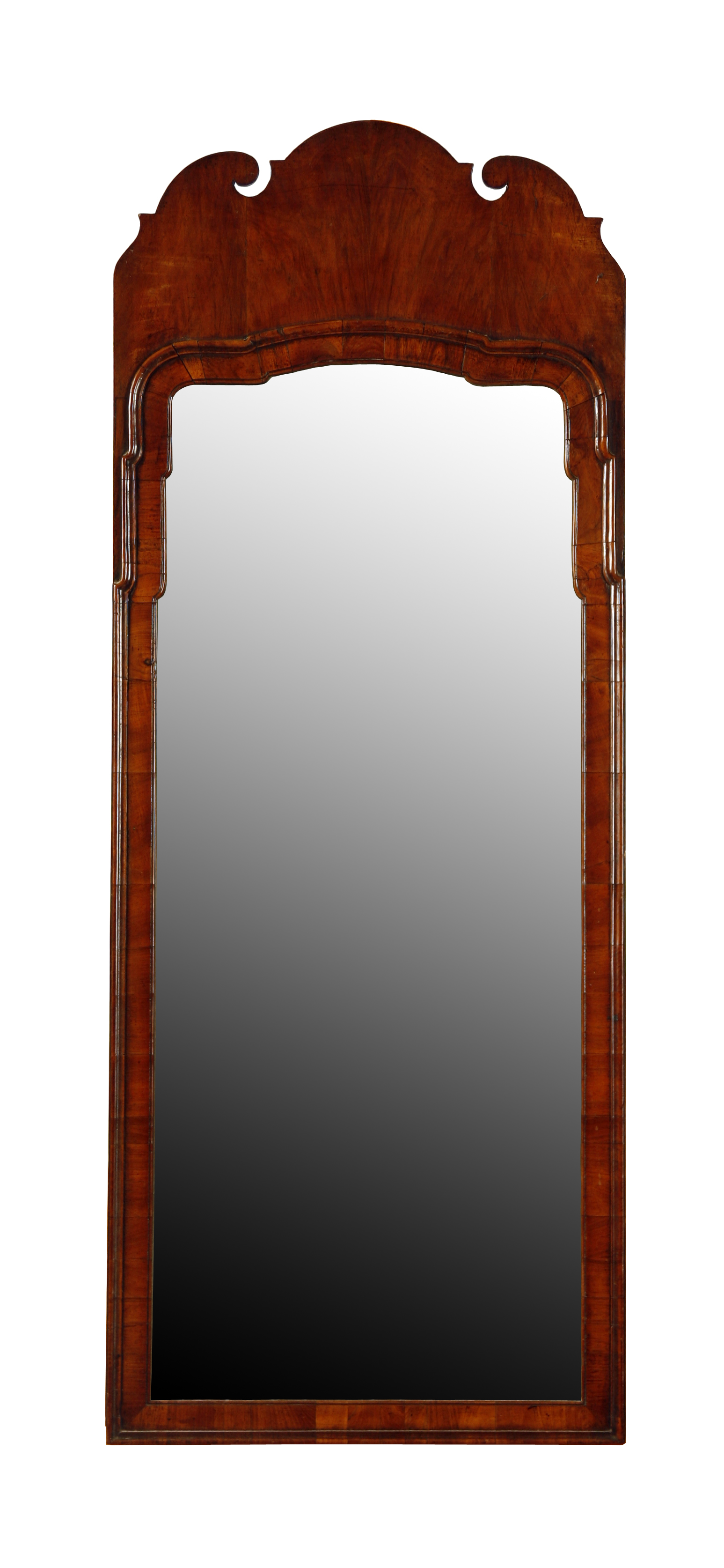 QUEEN ANNE WALNUT MIRROR