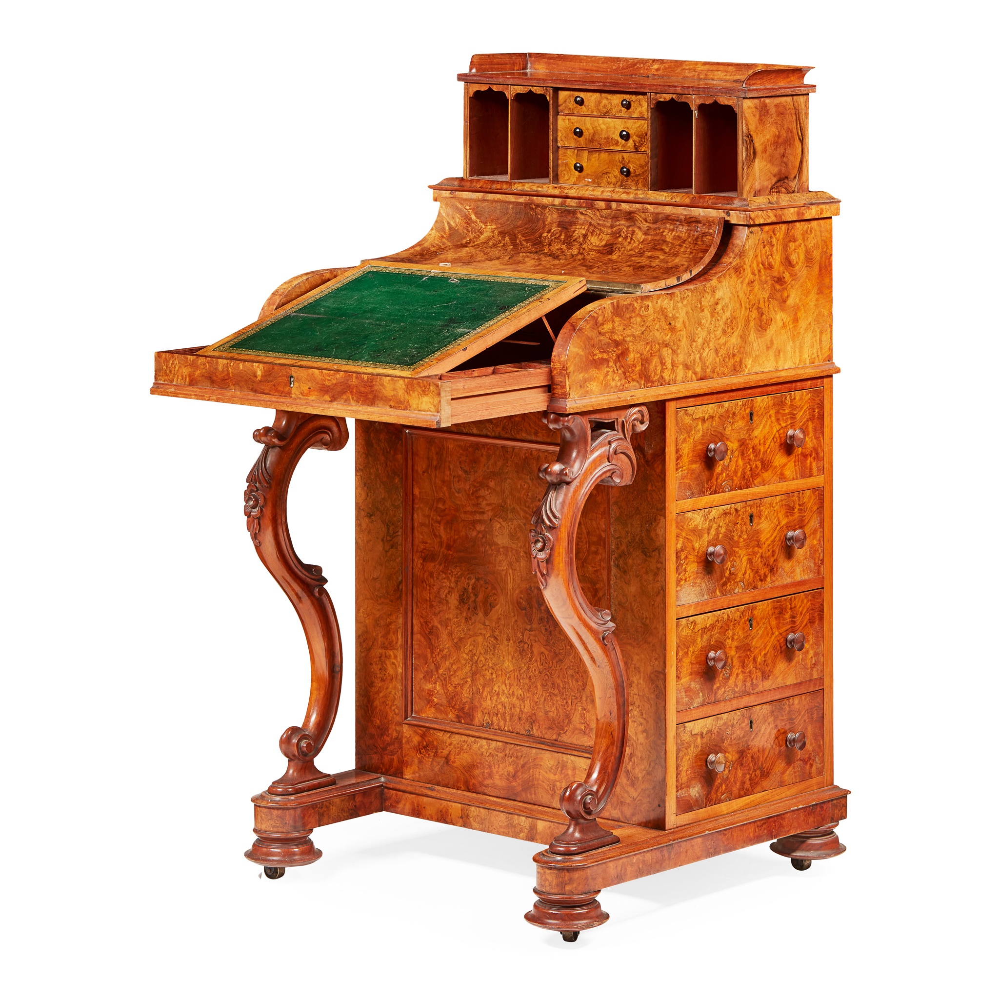 VICTORIAN WALNUT DAVENPORT