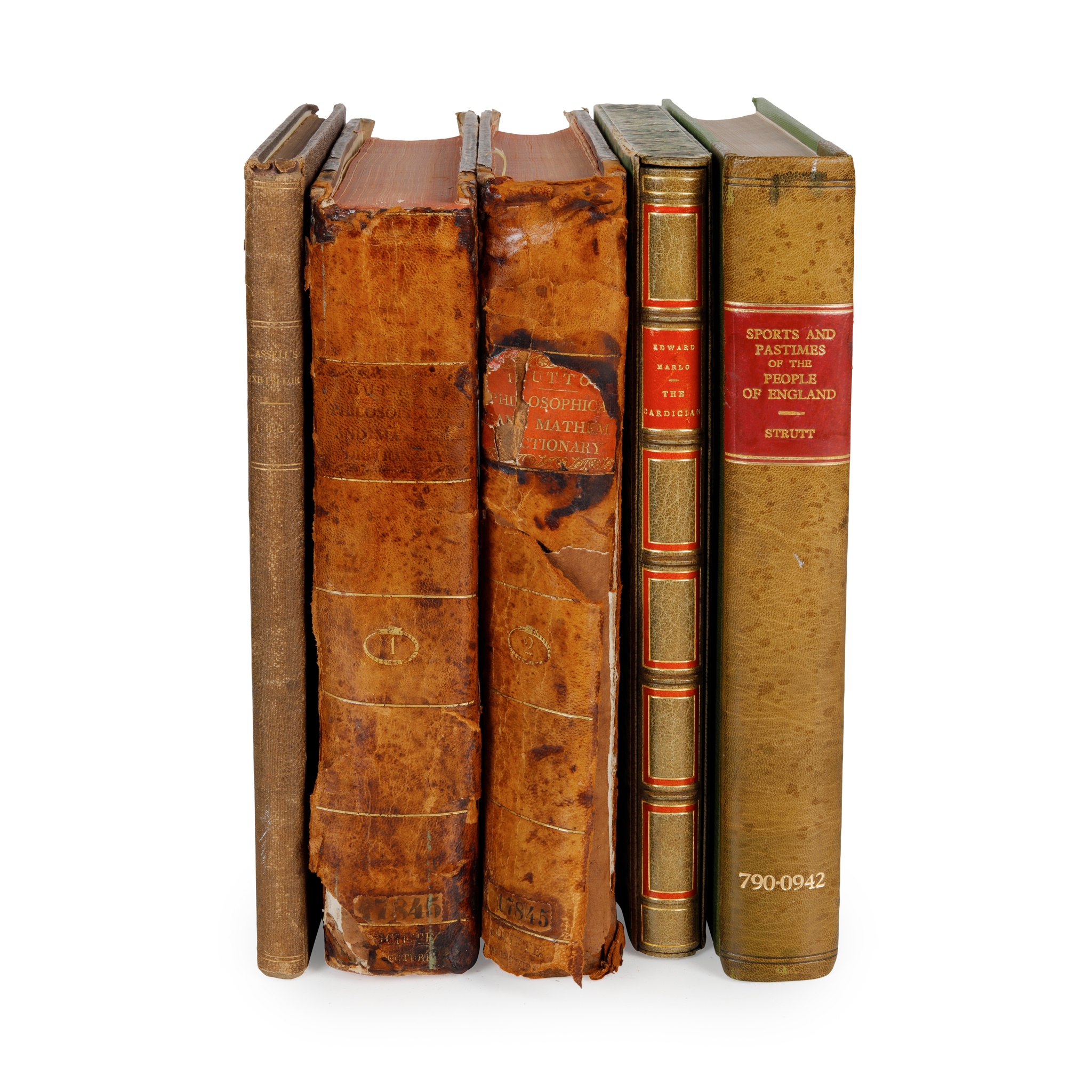 5 volumes, comprising Hutton, Charles
