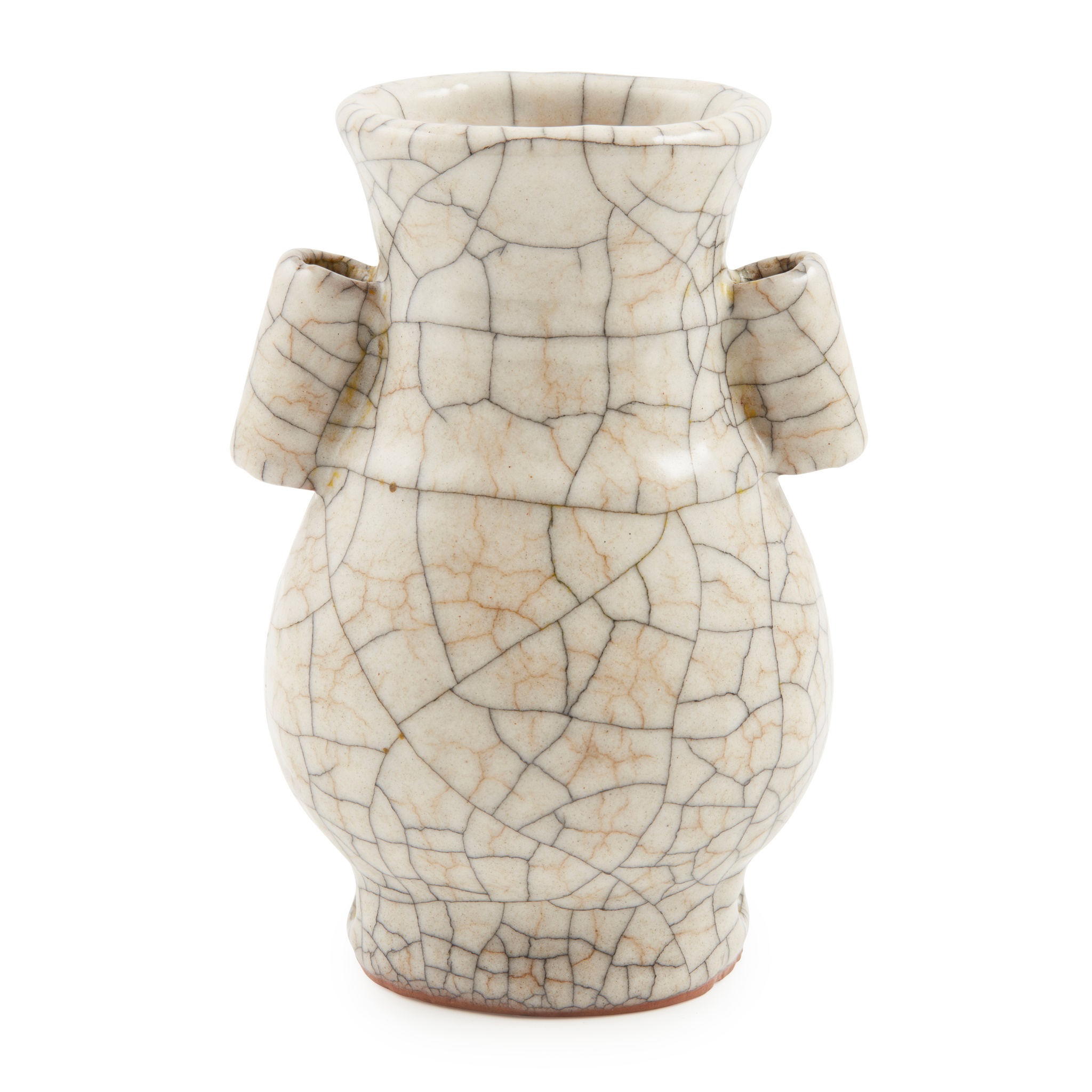 GE-TYPE CRACKLE-GLAZED VASE, HU