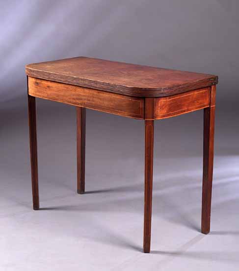 A George III mahogany tea table
