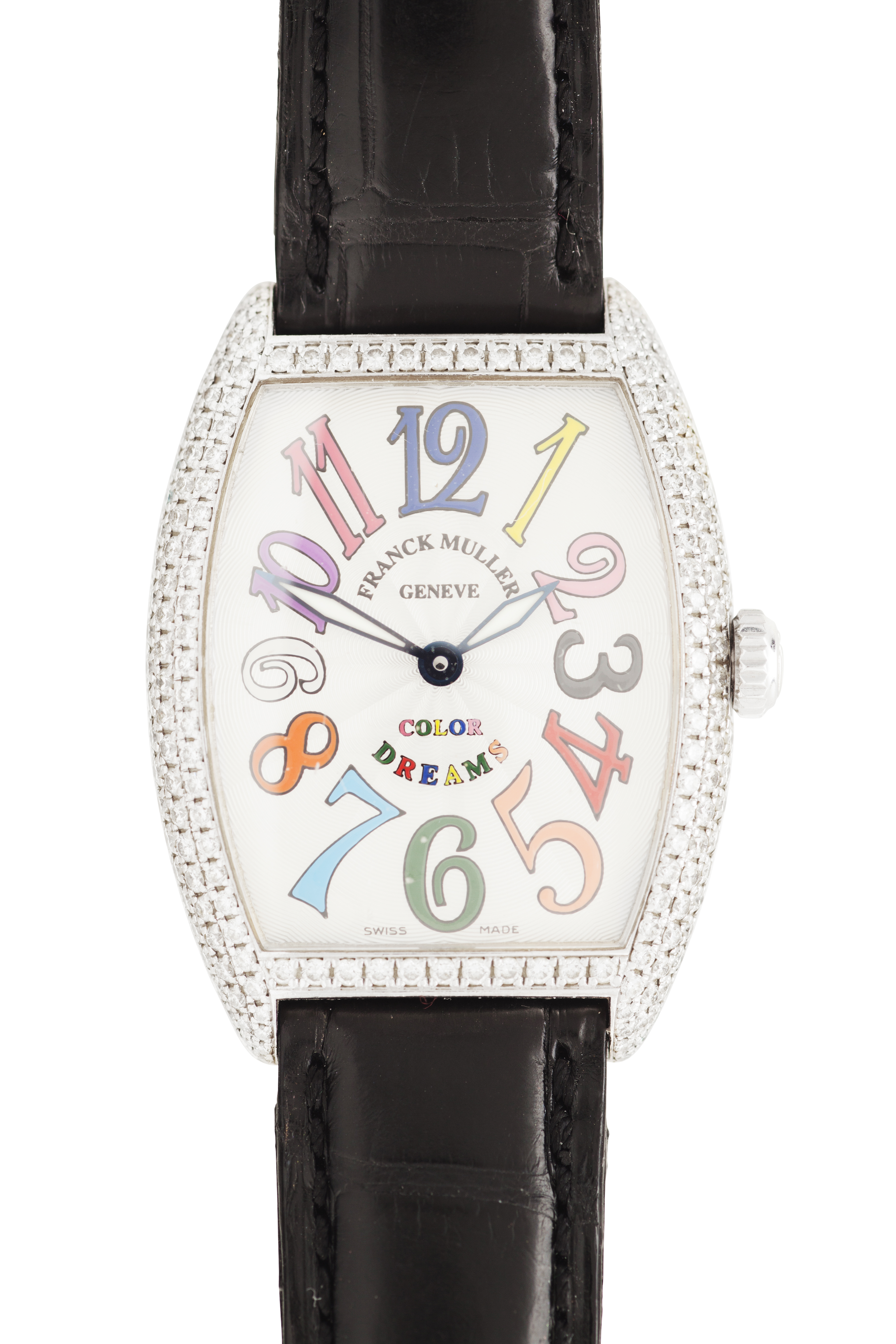 FRANCK MULLER - A diamond set wrist watch