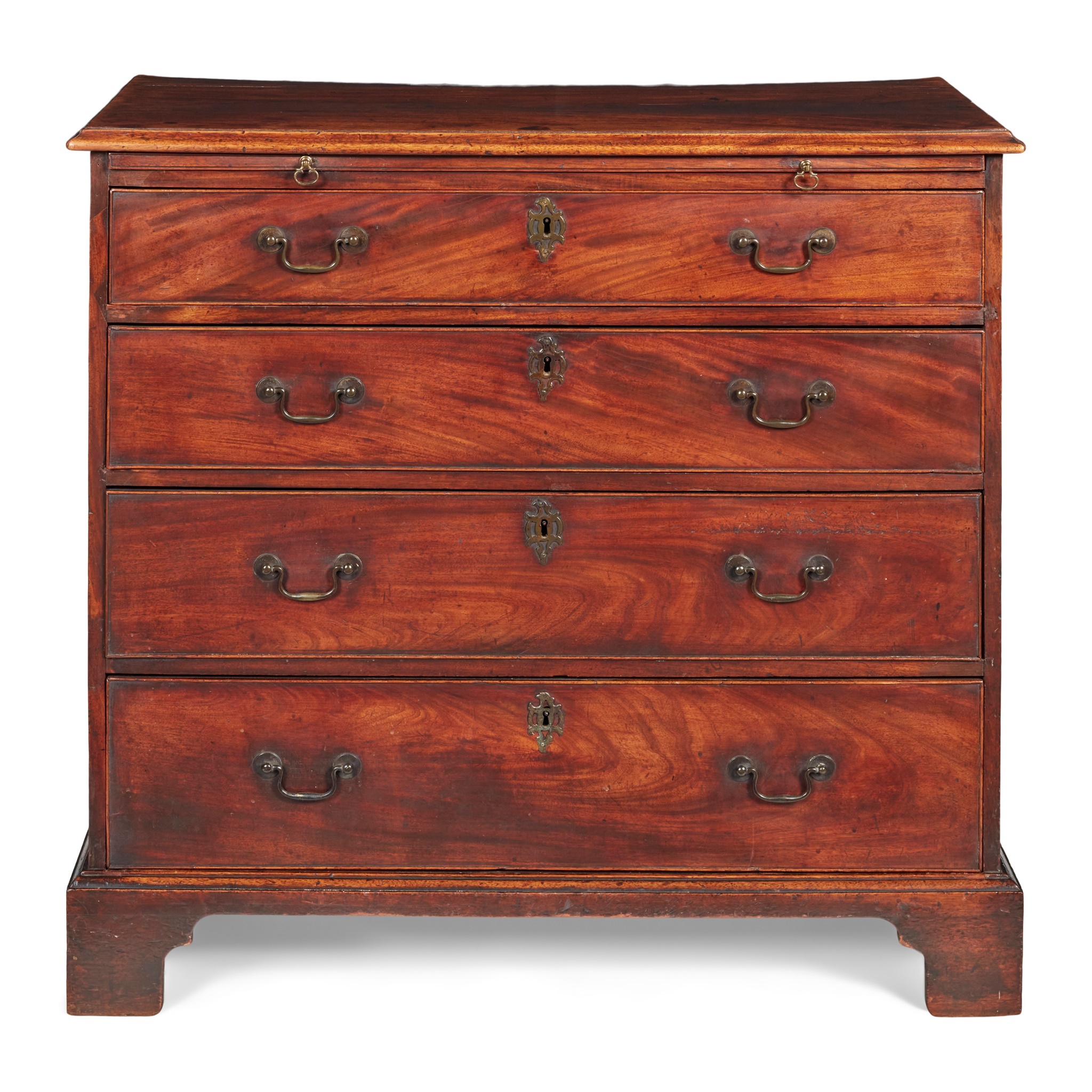 GEORGE III MAHOGANY CHEST OF DRAWERS