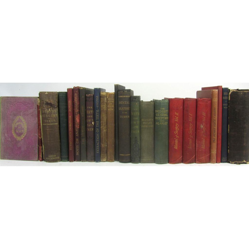 Dentistry & related - A collection of 24 vol., including Mosely, Ephraim
