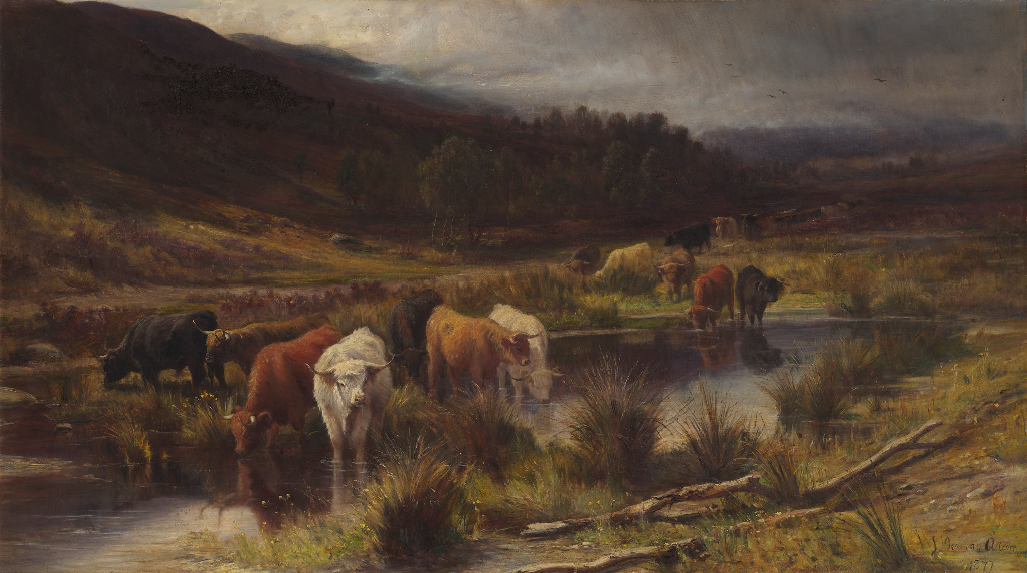 JOSEPH DENOVAN ADAM R.S.A., R.S.W. (SCOTTISH 1842-1896)