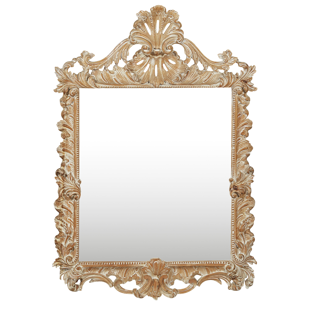 GEORGIAN STYLE LIMED PINE MIRROR