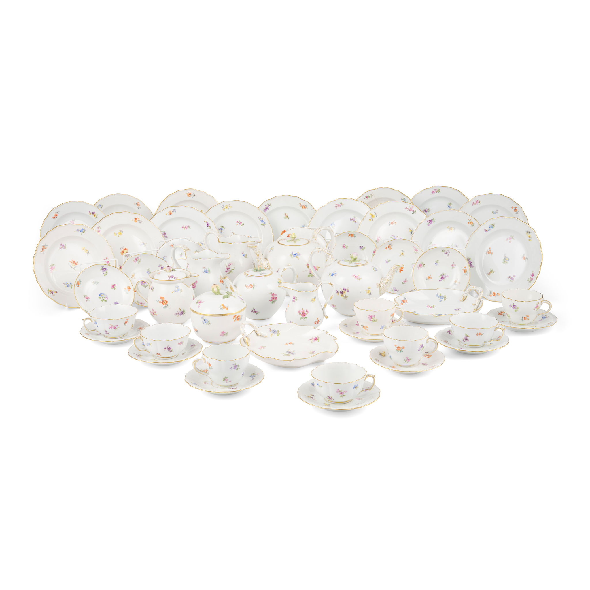 MEISSEN PART TEA SERVICE