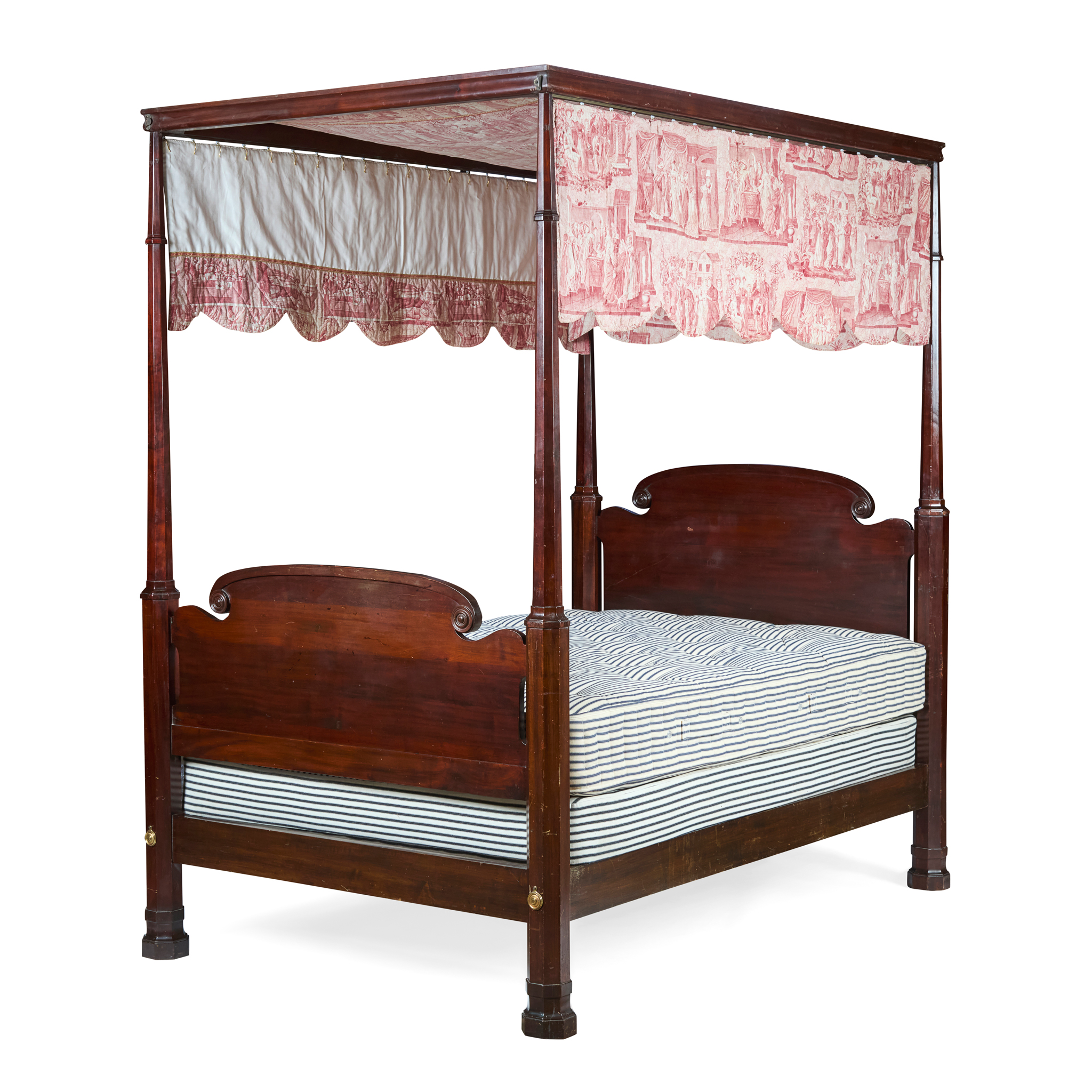 EARLY VICTORIAN MAHOGANY TESTER BED