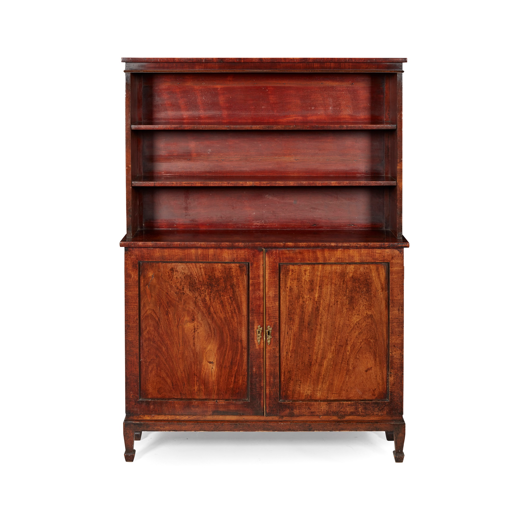 REGENCY MAHOGANY BOOKCASE CABINET