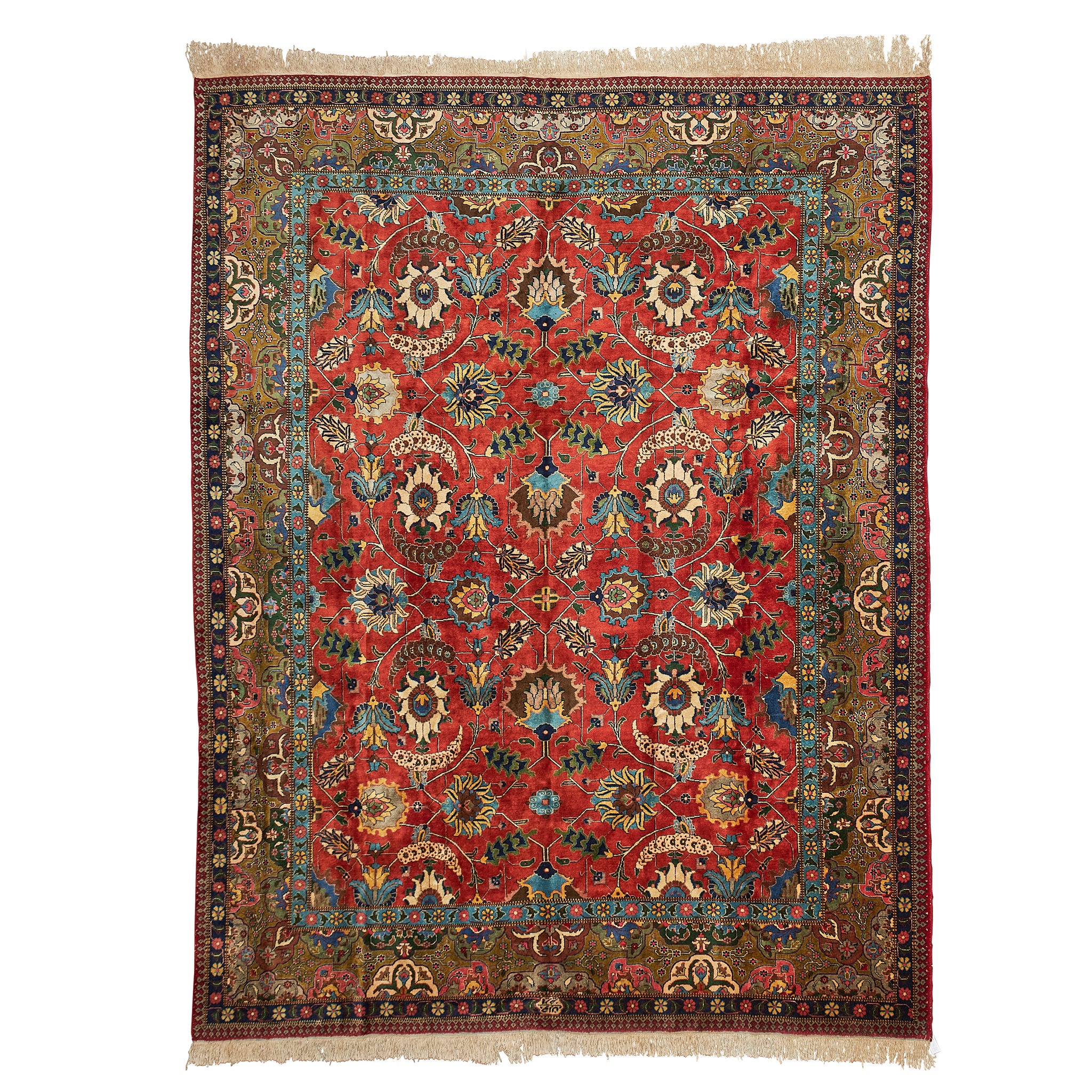 TABRIZ CARPET, SIGNED AMIR KHIZI JAVAN