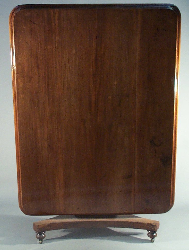 A Victorian mahogany breakfast table