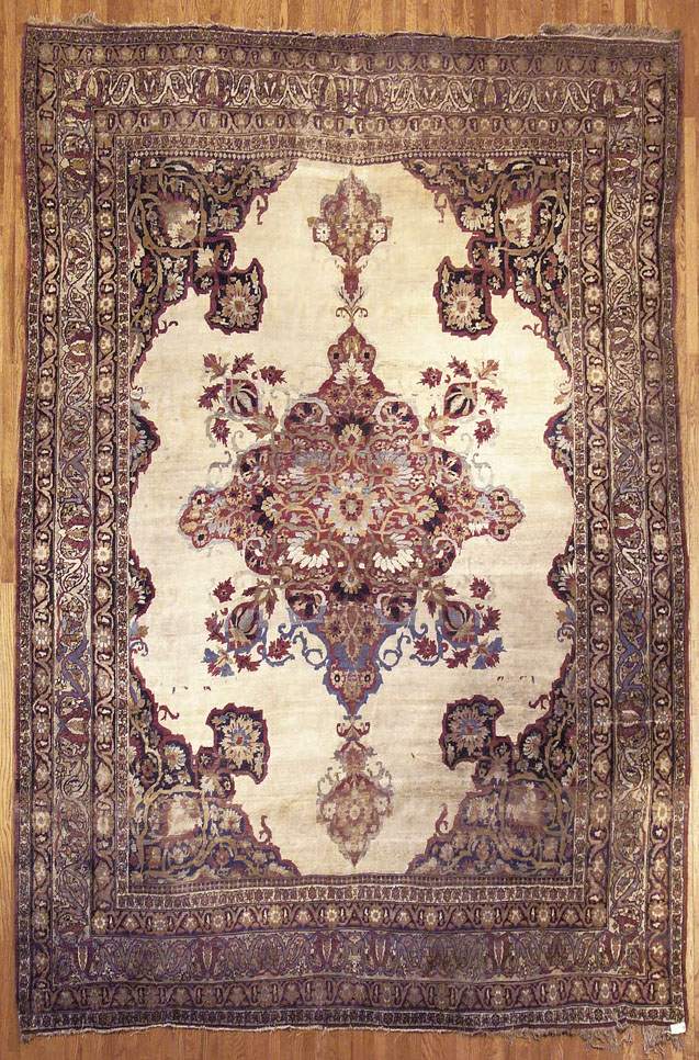 A Kirman Lavar carpet,