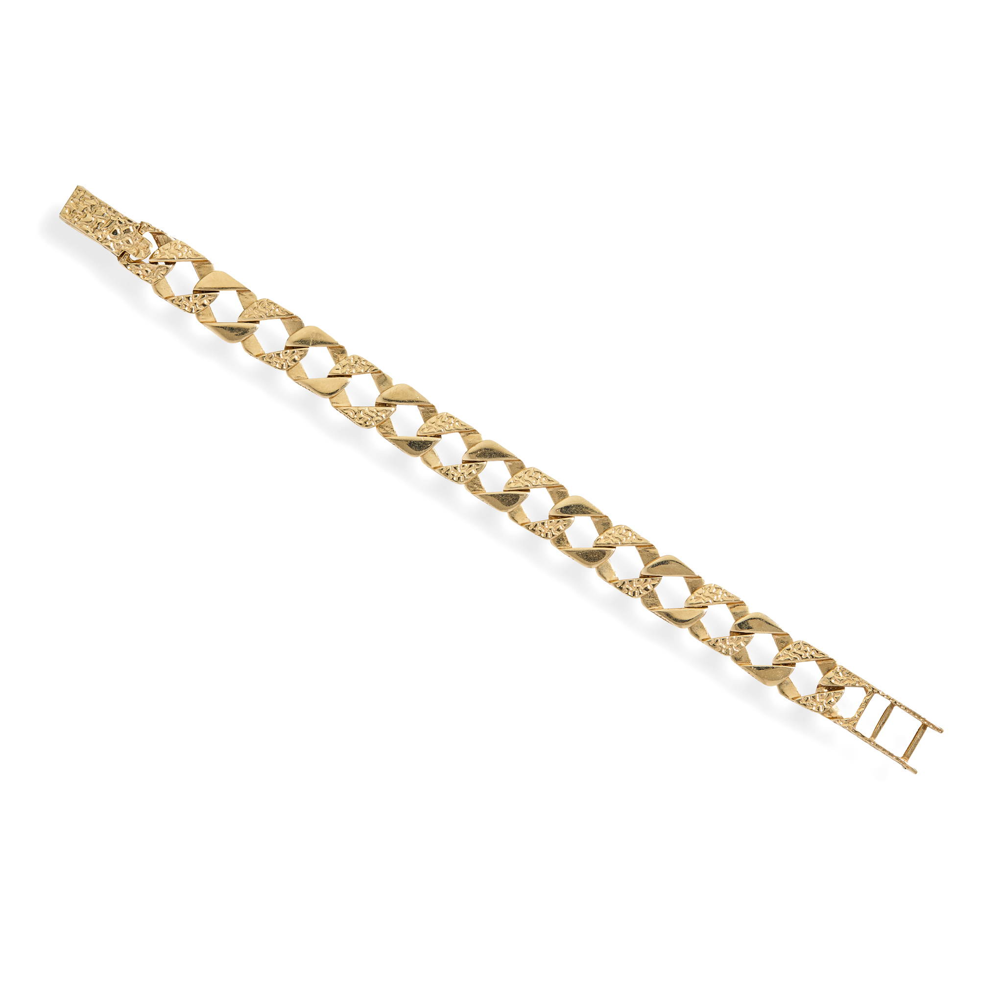 A 9ct gold child's curb-link bracelet