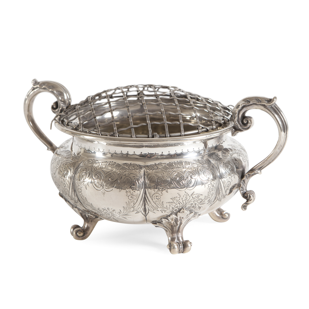 A WILLIAM IV SILVER SUGAR BOWL