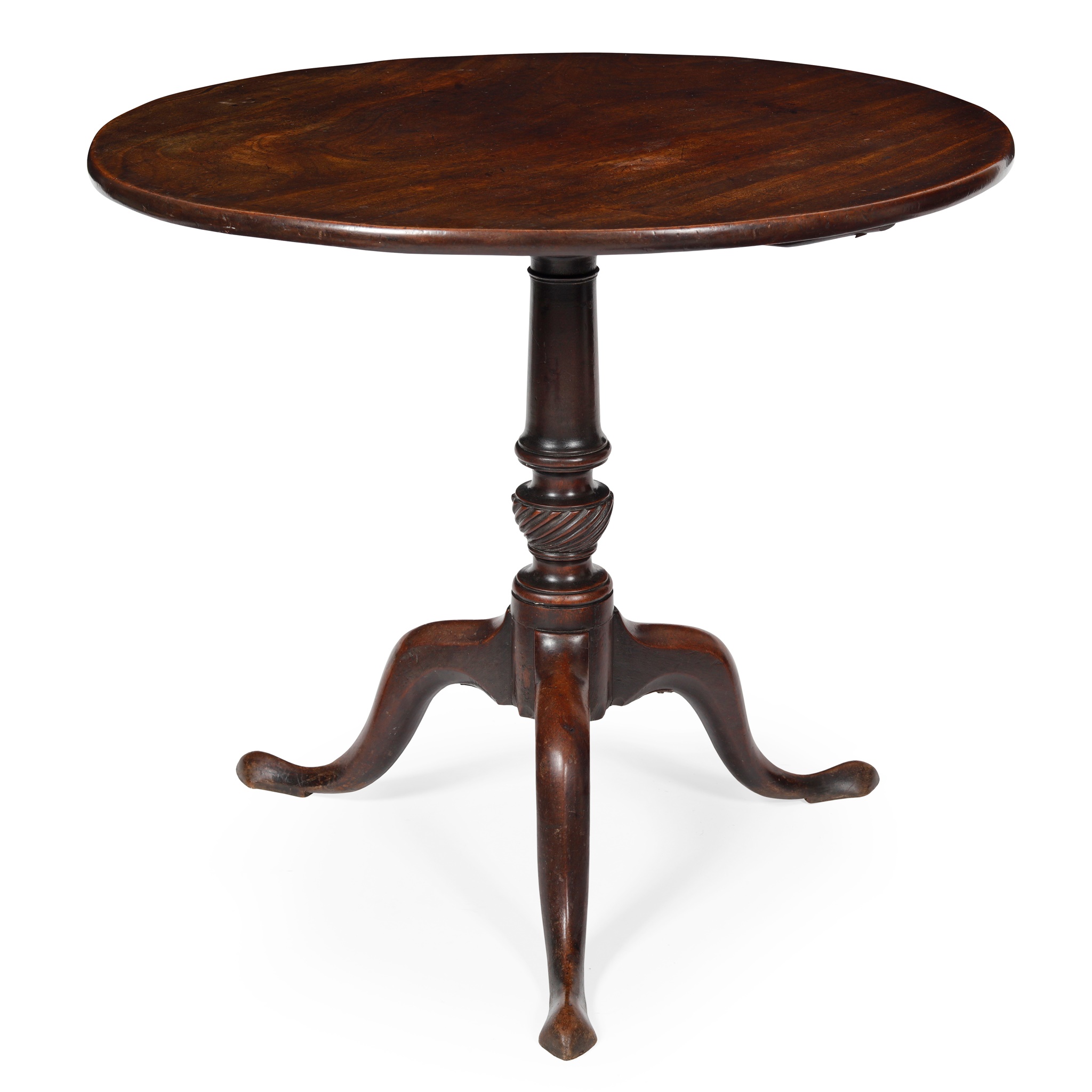 GEORGE III MAHOGANY TRIPOD TABLE