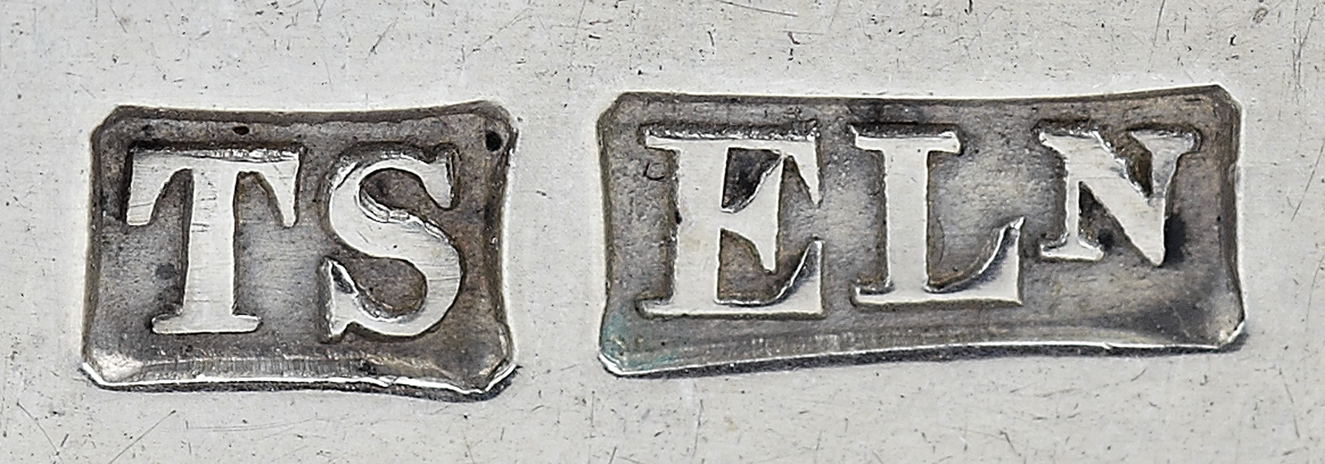 Elgin - a set of six Scottish provincial dessert spoons