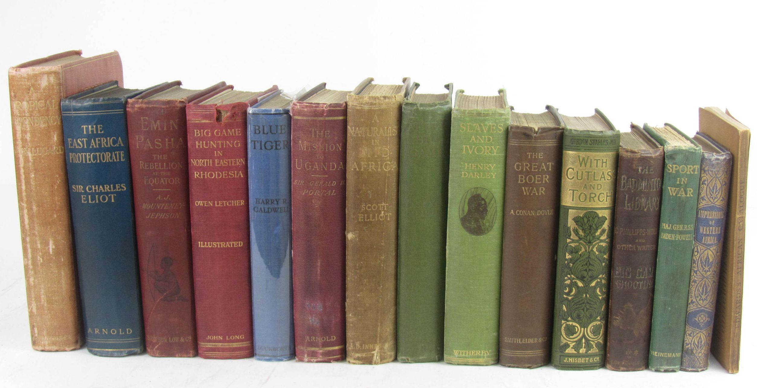 Africa - big game hunting, politics & history, a large quantity, including Mounteney-Jephson, A.J