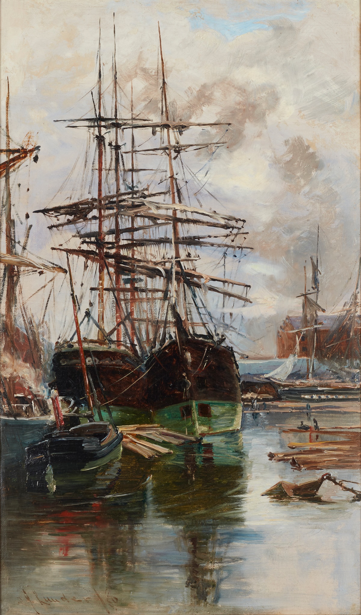 CHARLES JAMES LAUDER R.S.W. (SCOTTISH 1840-1920)