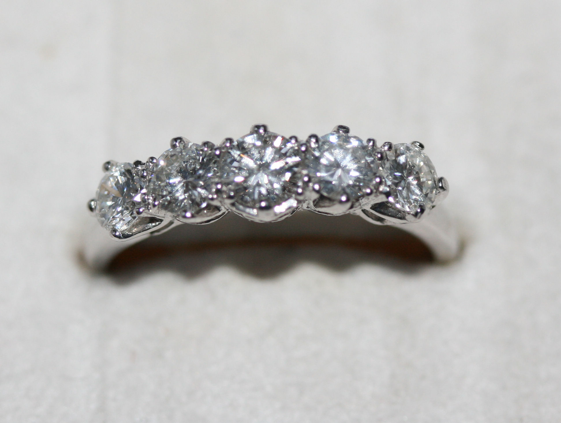 A four stone diamond ring