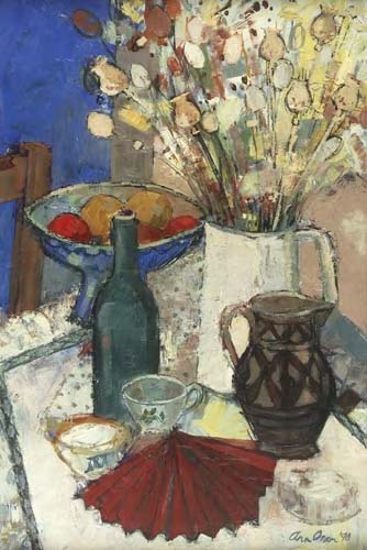 ANN ORAM R.S.W (B.1956)