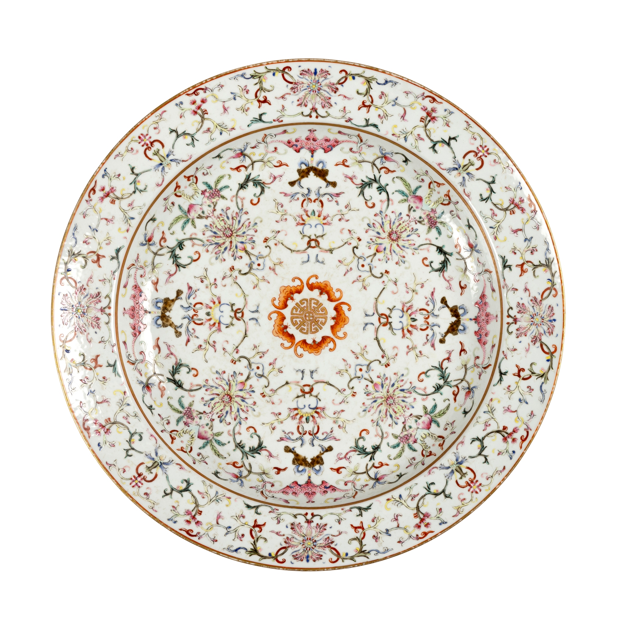 CHINESE FAMILLE ROSE CHARGER
