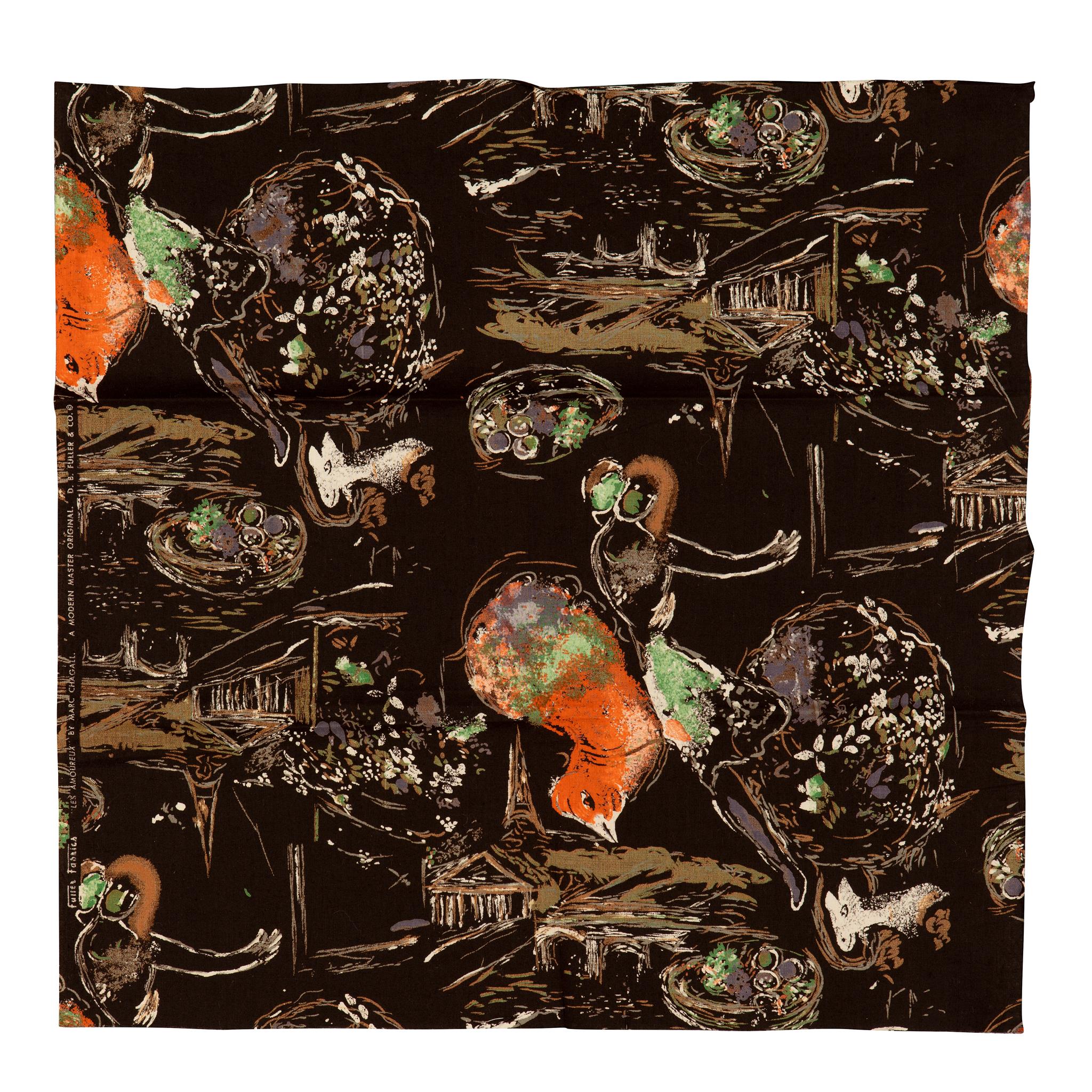 Marc Chagall (French 1887-1985) for Fuller Fabrics