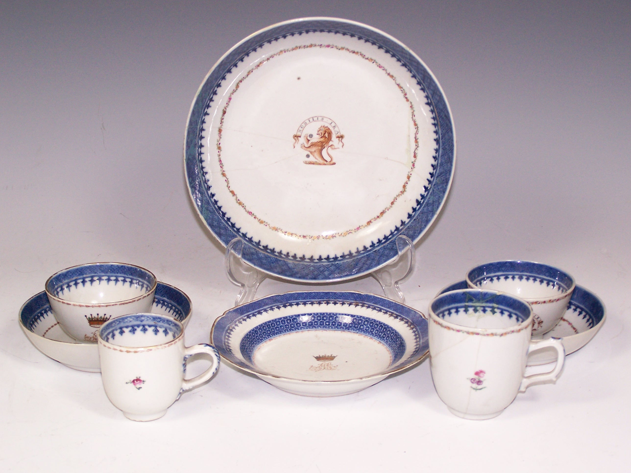A Chinese export part tea service