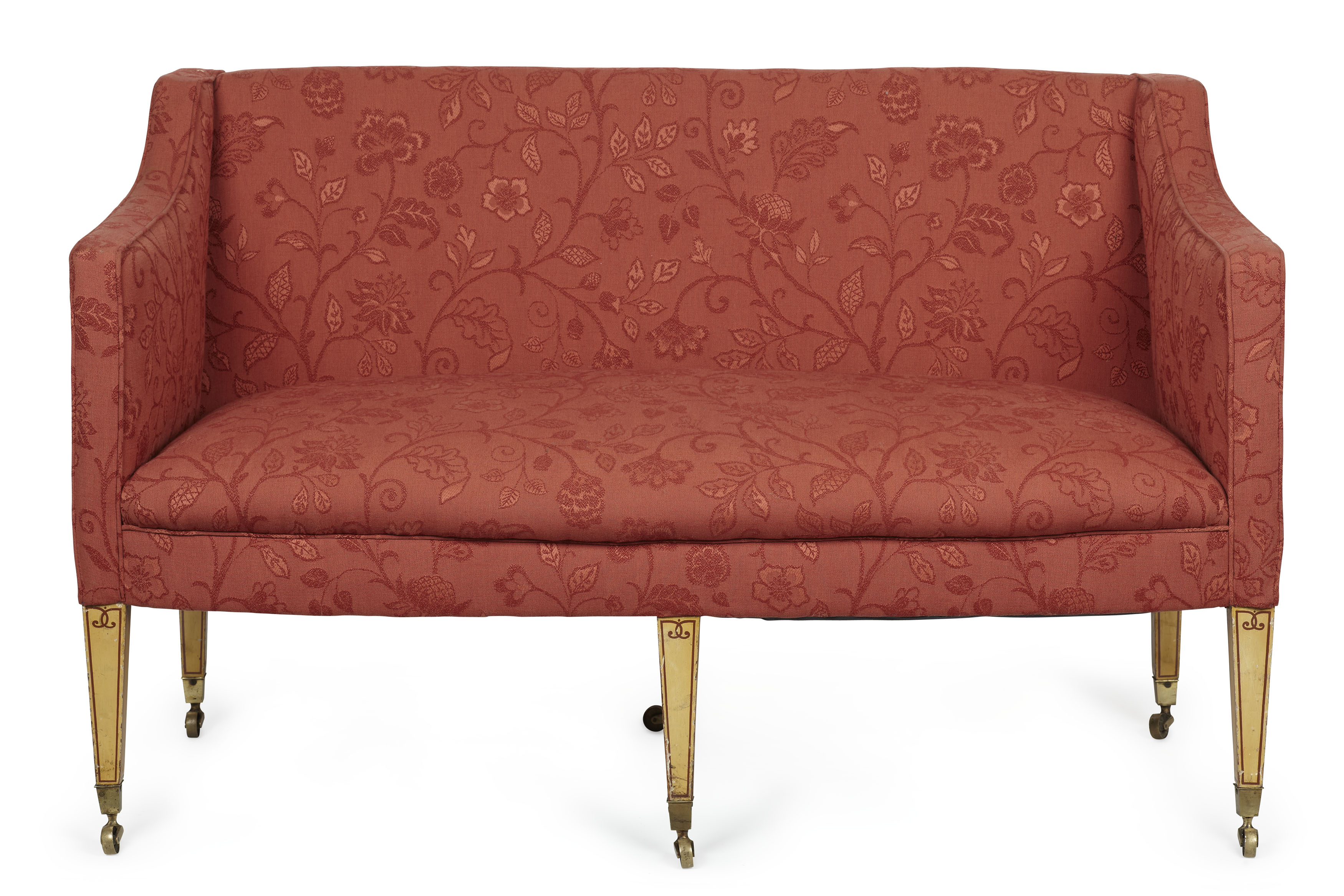 LATE GEORGE III PAINTED SOFA