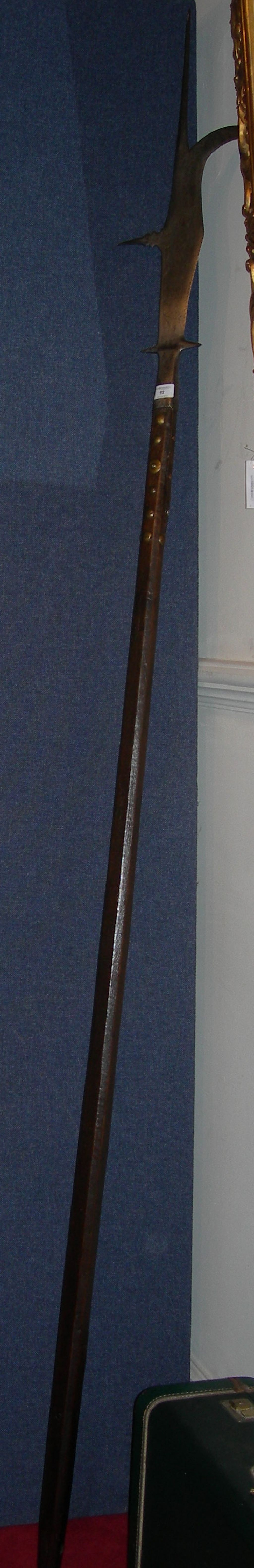 An Italian Partisan or bill, circa 1590